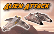 Aline Attack Game, Websites Flash Banners.